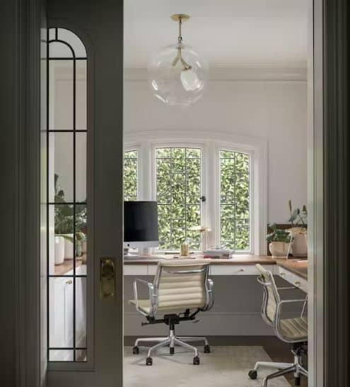 طراحی داخلی دفتر خانگی